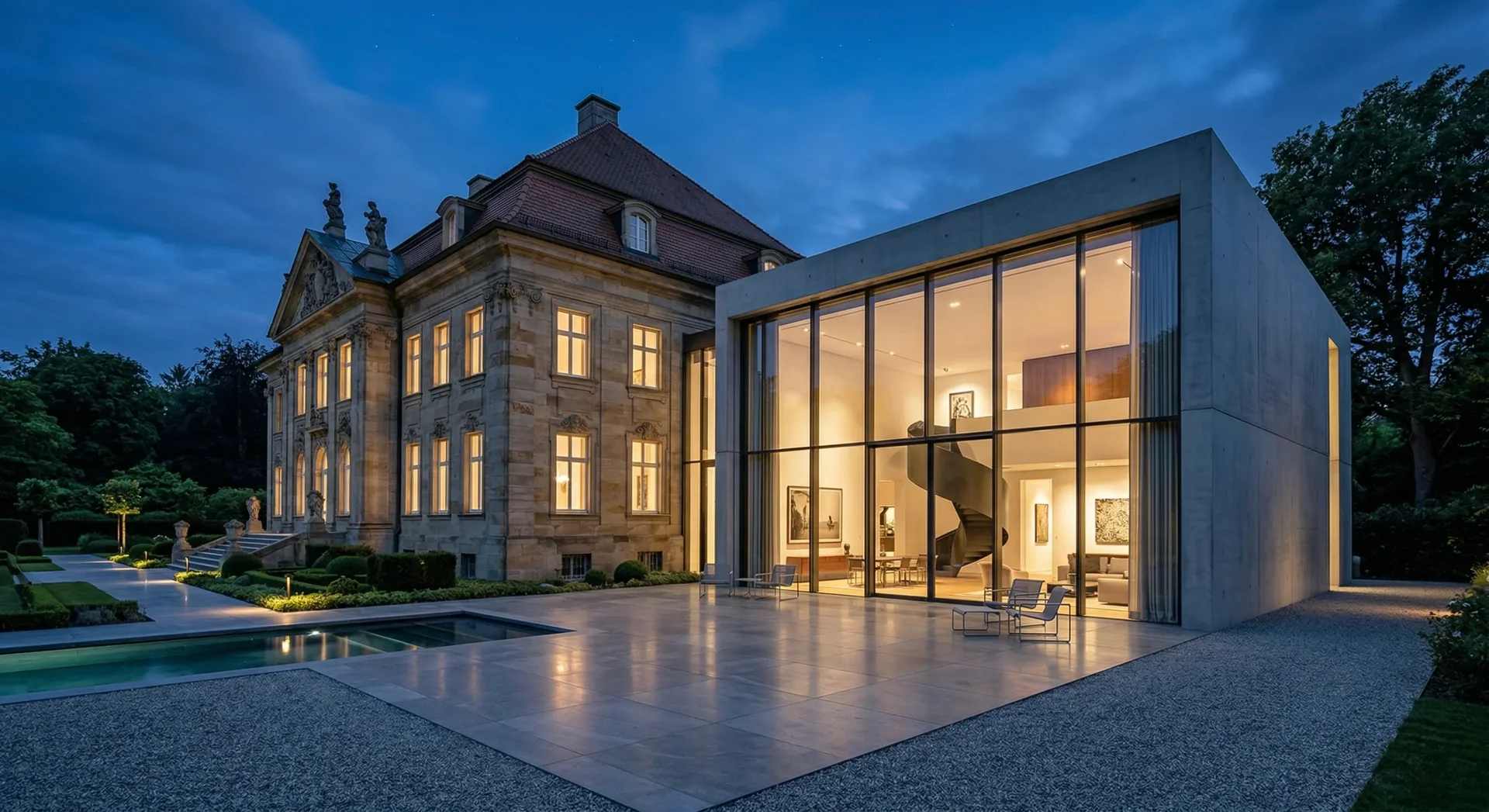 Härte Bau Projektvisualisierung