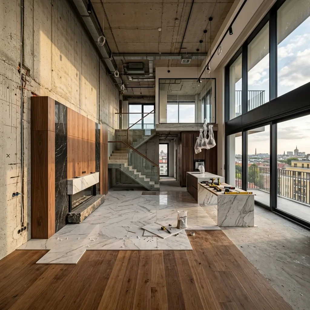 Premium Innenausbau Modernes Interieur