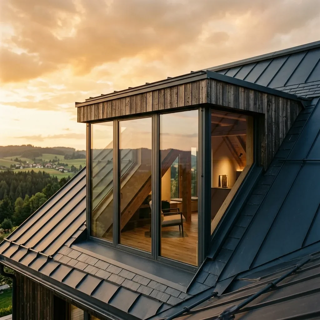 Individuelle Dachgaube Holzbau