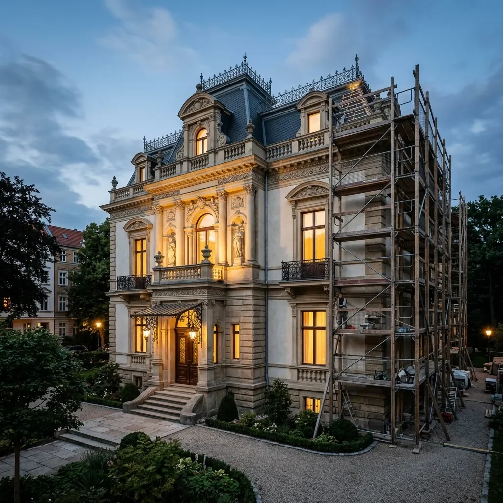 Historische Villa Denkmalschutz Sanierung